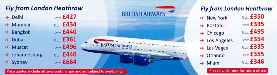 British Airways Flight Deals